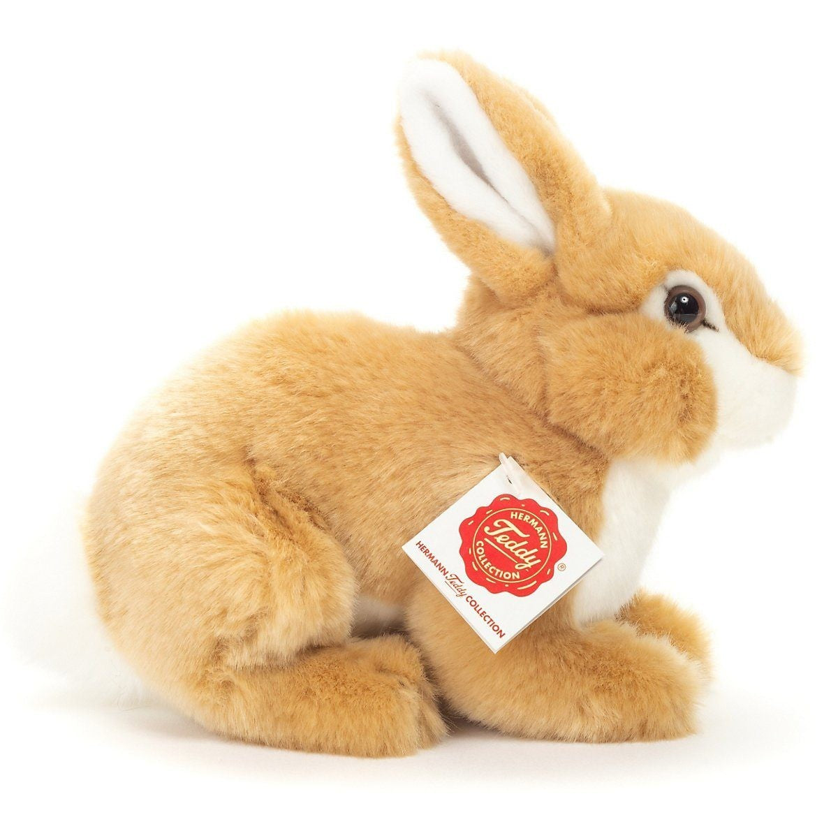 Teddy Hermann Hase sitzend beige 20 cm 93726 Kuscheltier Stofftier Plüschtier-Teddy-Hermann GmbH-Teddy Cool Shop