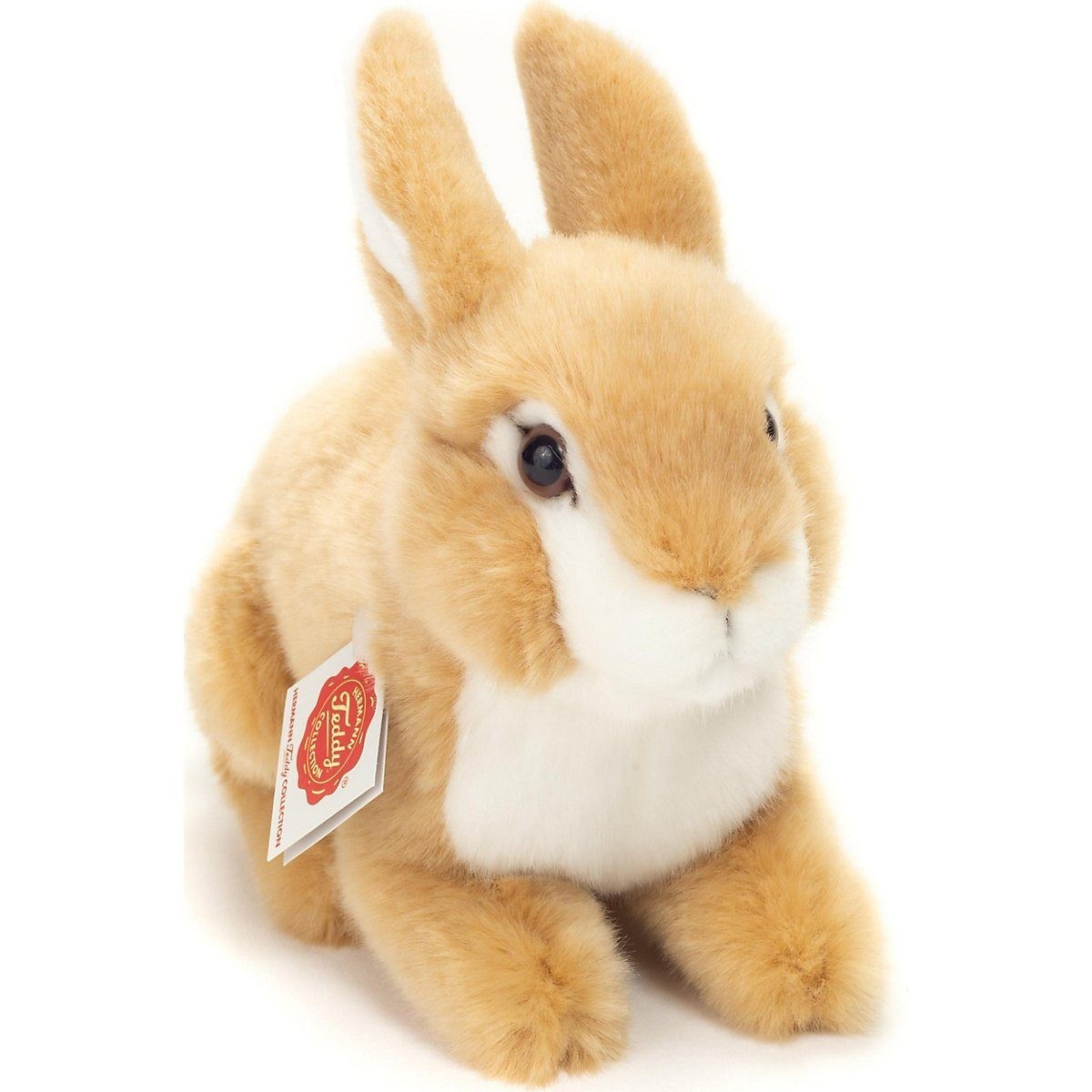 Teddy Hermann Hase sitzend beige 20 cm 93726 Kuscheltier Stofftier Plüschtier-Teddy-Hermann GmbH-Teddy Cool Shop