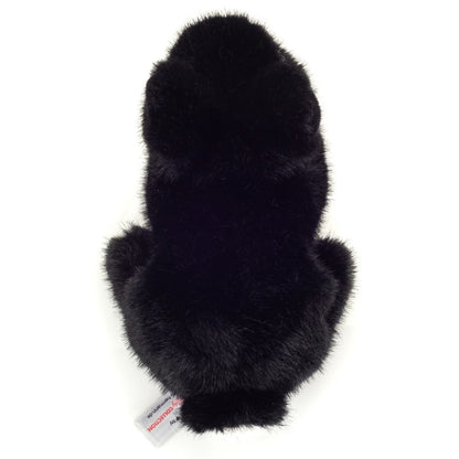 Teddy Hermann Hase sitzend schwarz 17 cm 93740 Kuscheltier Stofftier Plüschtier-Teddy-Hermann GmbH-Teddy Cool Shop