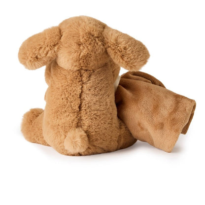 Teddy Hermann Hund braun mit Schnuffeltuch 17 cm 94001 Kuscheltier Plüschtier-Teddy-Hermann GmbH-Teddy Cool Shop