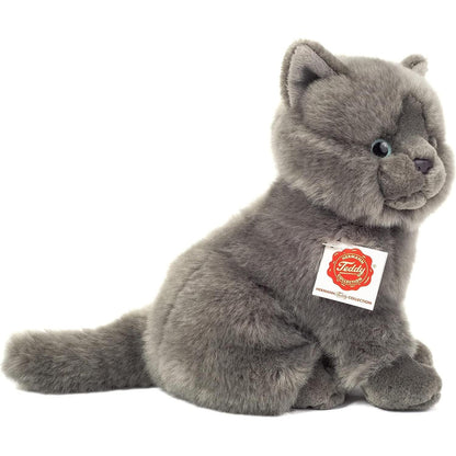 Teddy Hermann Kartäuser Katze sitzend 20 cm 91825 Kuscheltier Plüschtier-Teddy-Hermann GmbH-Teddy Cool Shop