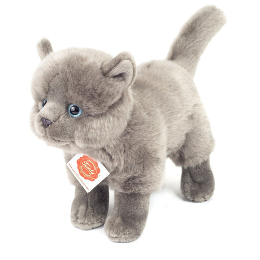 Teddy Hermann Kartäuserkatze stehend 20 cm 91836 Kuscheltier Plüschtier-Teddy-Hermann GmbH-Teddy Cool Shop
