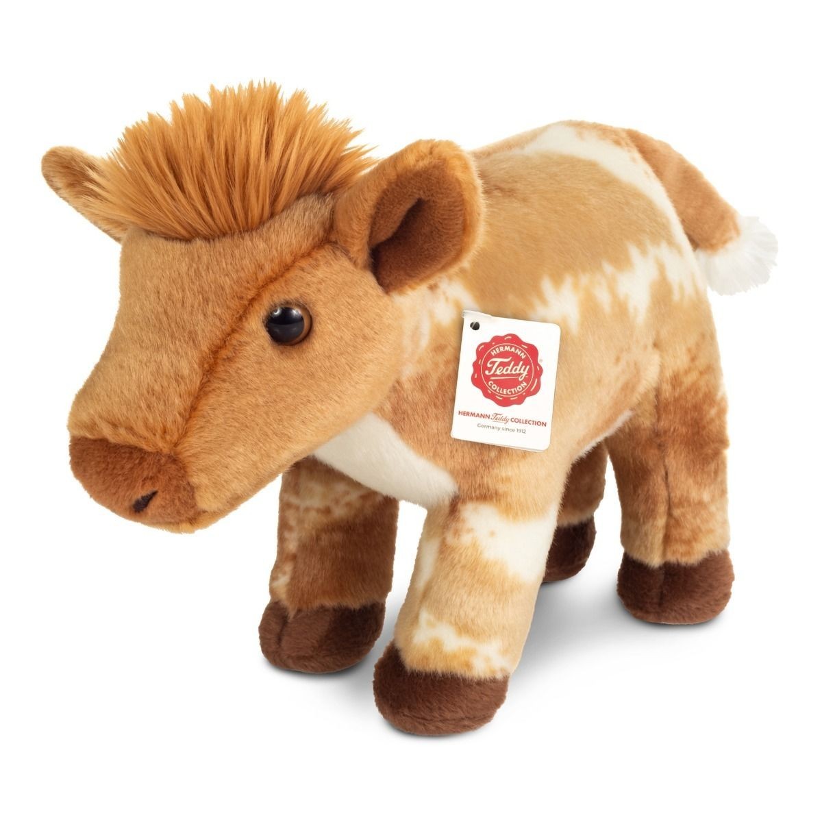Teddy Hermann Kuh gefleckt stehend 22 cm 91717 Kuscheltier Plüschtier Stofftier-Teddy-Hermann GmbH-Teddy Cool Shop