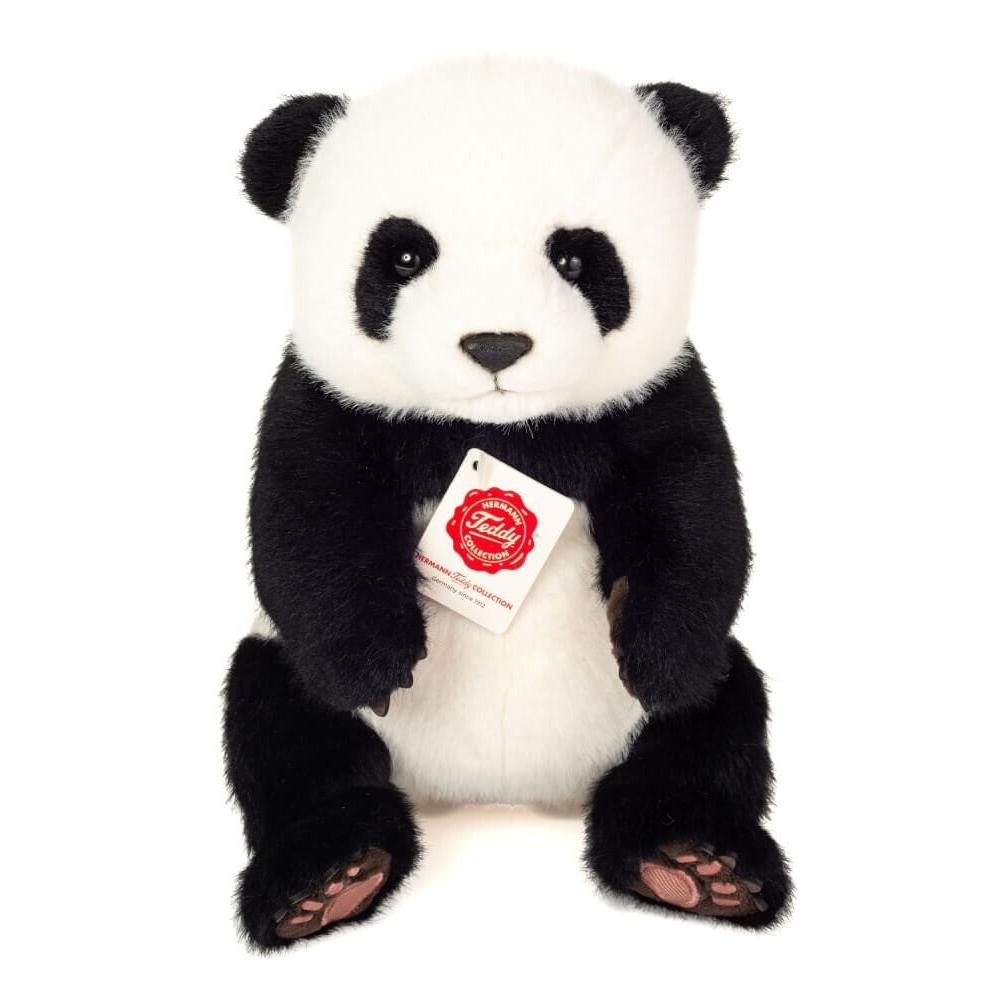 Teddy Hermann Panda sitzend 28 cm 92447 Kuscheltier Plüschtier Stofftier-Teddy Cool Shop-Teddy Cool Shop