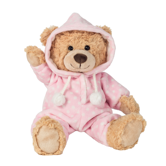 Teddy Hermann Schlafanzugbär rosa 30 cm 91386 Kuscheltier Plüschtier-Teddy-Hermann GmbH-Teddy Cool Shop