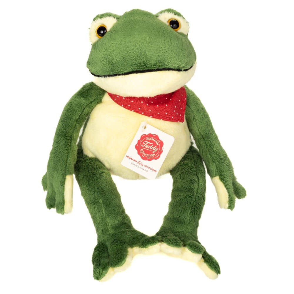Teddy Hermann Schlenkerfrosch 28 cm 92021 Kuscheltier Plüschtier Stofftier-Teddy Cool Shop-Teddy Cool Shop