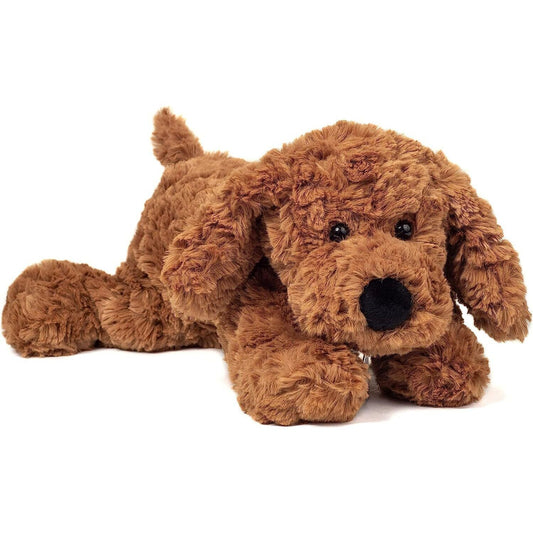 Teddy Hermann Schlenkerhund dunkelbraun braun 28 cm 91974 Kuscheltier Plüschtier-Teddy-Hermann GmbH-Teddy Cool Shop
