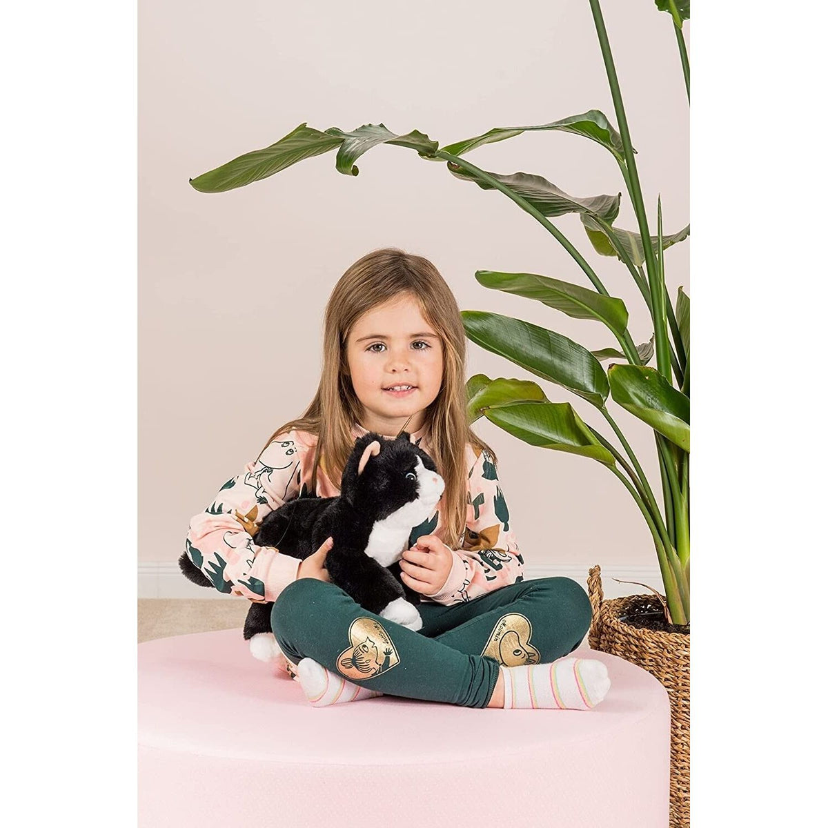 Teddy Hermann Schlenkerkatze Katze schwarz 30 cm 91835 Kuscheltier Plüschtier-Teddy-Hermann GmbH-Teddy Cool Shop