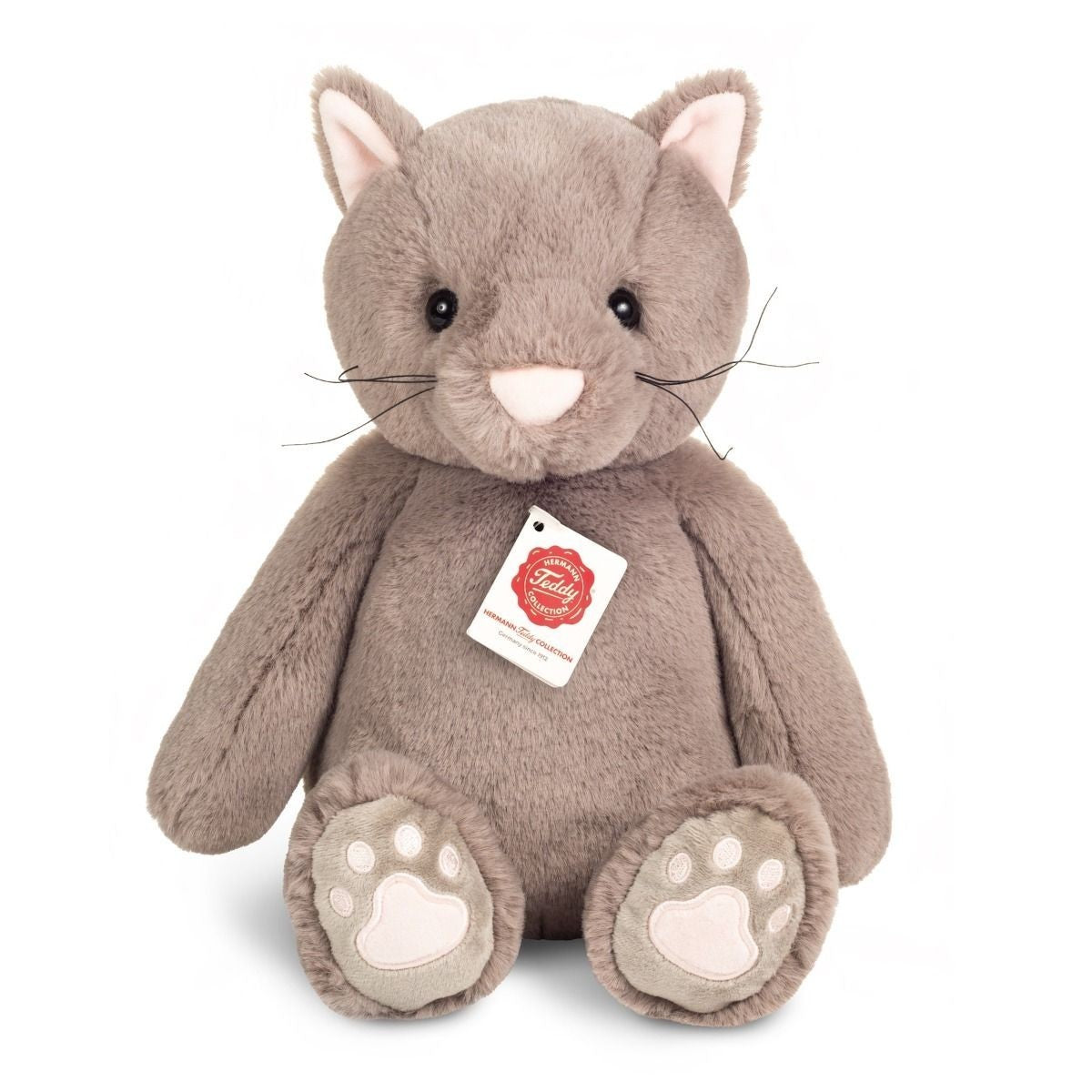 Teddy Hermann Schlenkerkatze Milly grau 35 cm 93997 Kuscheltier Plüschtier Katze-Teddy-Hermann GmbH-Teddy Cool Shop