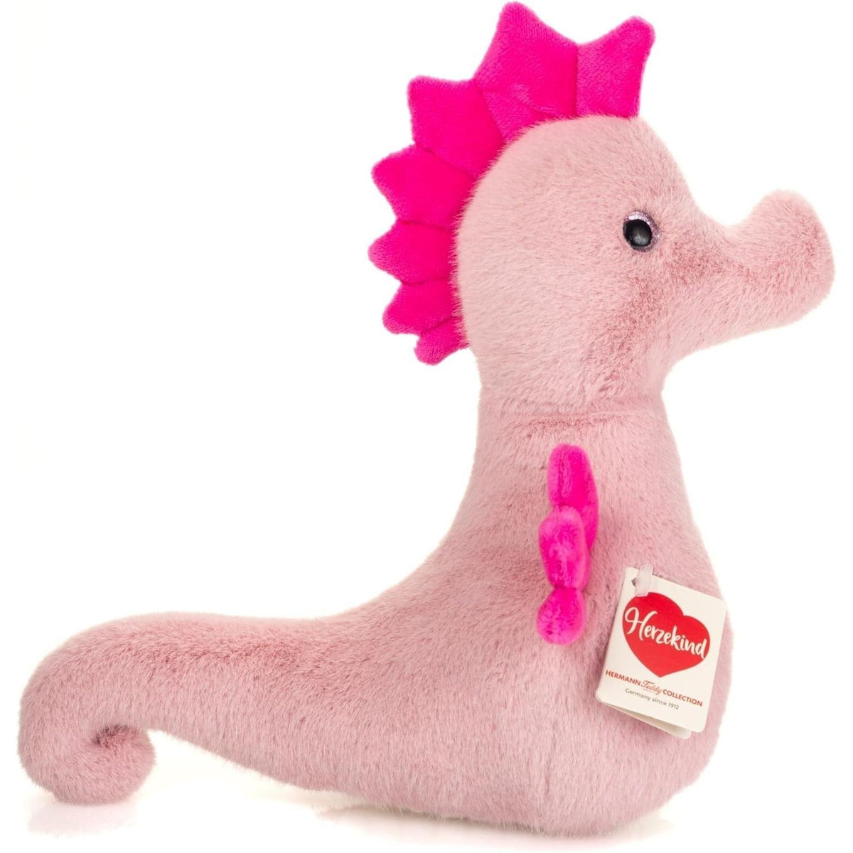 Teddy Hermann Seepferdchen Alba rosa 23 cm 93990 Kuscheltier Plüschtier-Teddy-Hermann GmbH-Teddy Cool Shop