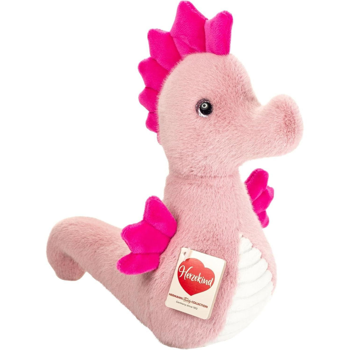 Teddy Hermann Seepferdchen Alba rosa 23 cm 93990 Kuscheltier Plüschtier-Teddy-Hermann GmbH-Teddy Cool Shop