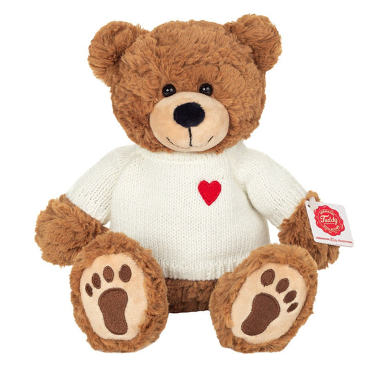 Teddy Hermann Teddy Percy mit Pullover 30 cm 91326 Kuscheltier Plüschtier-Teddy-Hermann GmbH-Teddy Cool Shop