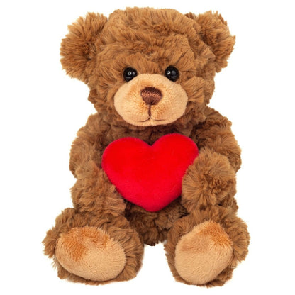 Teddy Hermann Teddy mit Herz braun 20 cm 91330 Kuscheltier Plüschtier-Teddy-Hermann GmbH-Teddy Cool Shop