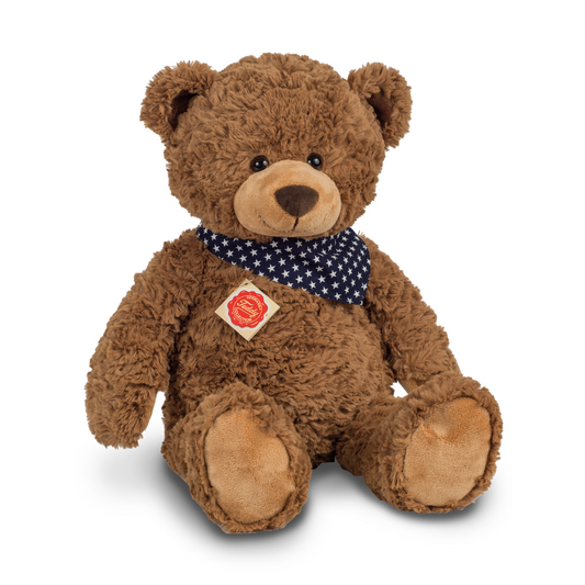 Teddy Hermann Teddybär braun mit Halstuch 48 cm 91363 Kuscheltier Plüschtier-Teddy-Hermann GmbH-Teddy Cool Shop