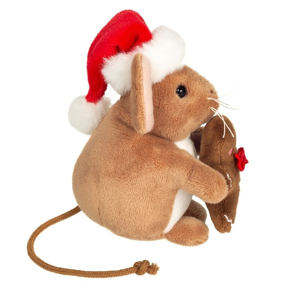 Teddy Hermann Weihnachtsmaus mit Lebkuchenmann 11 cm 94622 Plüschtier-Teddy Cool Shop-Teddy Cool Shop