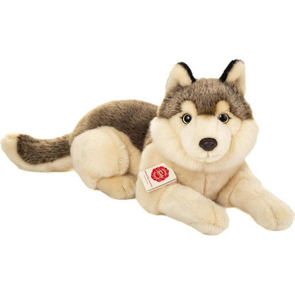 Teddy Hermann Wolf liegend 40 cm 90855 Kuscheltier Stofftier Plüschtier-Teddy Cool Shop-Teddy Cool Shop
